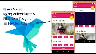 How to play video usingVideoPlayer, FilePicker in Flutter(Arabic) - كيفية اضافة فيديو في تطبيق فلاتر