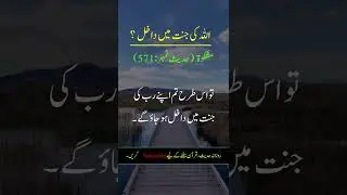 Hadees Sharif ALLah ki Jannat #shorts #youtubeshorts #hadees #allah  #islamic #muslim #viralshorts