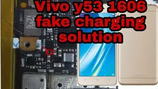 Vivo y53 fake charging problem fix | charging not store fix    Vivo 1606 fake charging solution