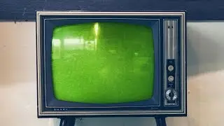 Old TV Green Screen Pack 2