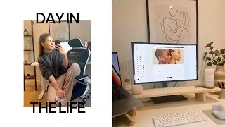 Day in the life of a graphic designer // Brand and website designer