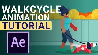 How to animate a walk cycle in After Effects | Walk cycle using Rubberhose 2