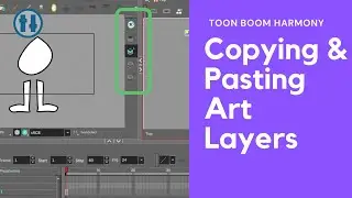 Toon Boom Harmony: Copying and Pasting Art Layers