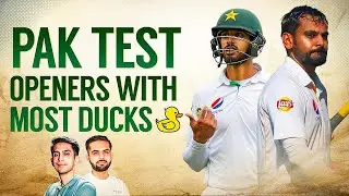Pakistan's Test Openers With Most Ducks