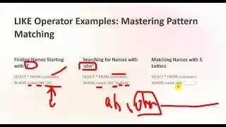 SQL Like Operator - Like Operator in SQL - kaashiv infotech reviews - kaashiv Venkat #kaashiv