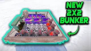 The NEW 2X2 BUNKER Rust Base  | Rust Building Tutorial 2023