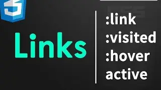 How to style html hyperlink | Link | Visited | Hover | Active | in CSS