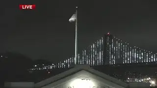 Bay Bridge lights turn back on after ceremoniously shutting down one week earlier