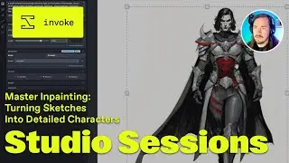 Mastering Inpainting: Turn Sketches into Detailed Characters with AI | Invoke Studio Sessions