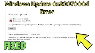 Fix Windows Update 0x8007000d Error KB5036892 Not Installing in windows 11