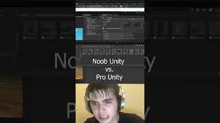 Noob vs Pro Unity User #gamedev #unity #development #programming #videogames #gaming #funny #fun