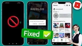 How to fix black screen on Roblox mobile (Fix Roblox Black Screen 2025 Tutorial)