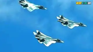 Sukhoi Su-57 Fighter Jet in Action - Unleashing Air Superiority