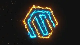 Lighting Logo Reveal in After Effects | After Effects Tutorial | 100% free Plugin.