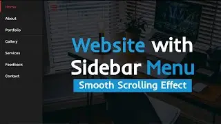 Sidebar Menu HTML CSS & JQuery | CodingNepal