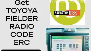 How you unlock NSCD-W66 radio Toyota fielder | NSCD-W66 online