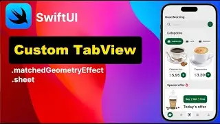 SwiftUI TabView iOS 17 + matchedGeometryEffect + sheet