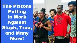 Reacting to the Detroit Pistons vs Steph Curry, Trae Young, Pascal Siakam, and more at Rico Hines