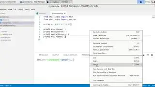 Python List Min Max Median Mean