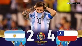 Argentina 0 (2) x (4) 0 Chile ● 2016 Copa América Final Extended Goals & Highlights + Penalties HD