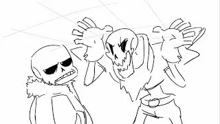 Underfell! Paps and Sans - Meet The Human