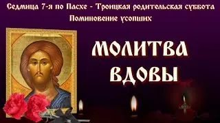 22 ИЮНЯ 🕯 МОЛИТВА ВДОВЫ  🙏  РОДИТЕЛЬСКАЯ СУББОТА #троица #поминальная #православие #вдова  #молитва