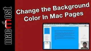 How To Change the Background Color In Mac Pages (MacMost 