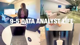 9-5 LIFE: DAY IN THE LIFE OF A HYBRID DATA ANALYST | CAREER LIFE | Ohema Nae