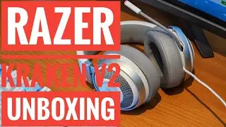 Razer Kraken 7.1 V2 Mercury White Headset Unboxing