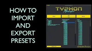 Dreadbox Typhon: How to Import & Export Presets With Manager/Librarian Application