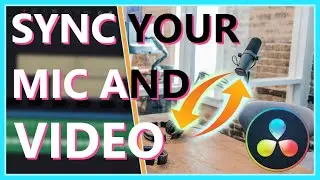 HOW TO SYNC AUDIO FROM AN EXTERNAL MIC IN DAVINCI RESOLVE | ALIGN AUDIO | DaVinci Resolve 16