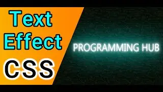 Pure CSS  Light Text Effects   Pure CSS Tutorials   CSS Text Effects