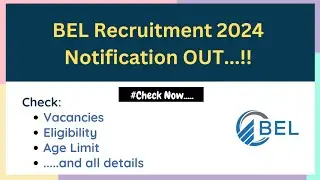 BEL Recruitment 2024