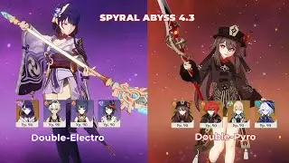 C0 Raiden Shogun  & C0 HuTao  || Spiral Abyss 4.3 || Genshin Impact