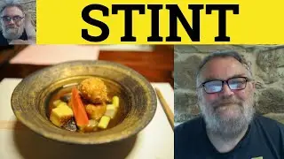 🔵 Stint Meaning - Stinted Examples - Define Stinting - Stint Explained - English C2 Vocabulary