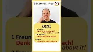 Konjugation & Aussprache von DENKEN (to think) alle Zeiten - Conjugation & pronunciation: all tenses