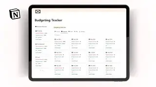 How to do budgeting using Notion Budget Tracker Template