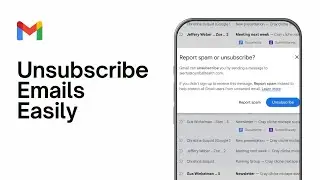 How To Unsubscribe Emails From Gmail | Mass Delete Emails | Unsubscribe All Gmail Spam