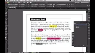 Highlighting Text at the Character Level - InDesign Tip of the Week