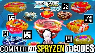 Conquer ALL NEW Spryzen Beyblade QR codes in Beyblade Burst app | Beyblade Game Qr Codes