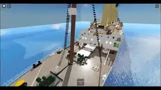 britannic sinking v2 - roblox build a ship to survivors island