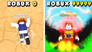 NOOB COM ROBUX INFINITO ZERANDO O STRONGEST PUNCH SIMULATOR EM 20 MINUTOS *TOP GLOBAL* (Roblox)