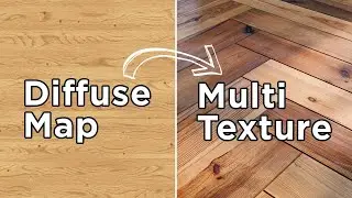 MULTI TEXTURE Map in Photoshop