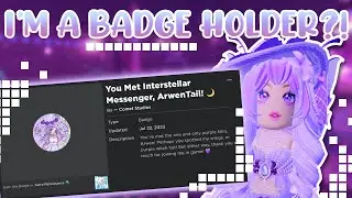 I’M AN INTERSTELLAR MESSENGER & BADGE HOLDER IN ASTRO RENAISSANCE!! 💜