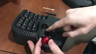 Removing the Trackball for Cleaning KeyMouse Track