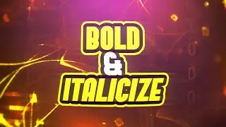 How to BOLD & ITALICIZE your TEXT in Photopea! (Bold, Italicize, Underline, etc.)