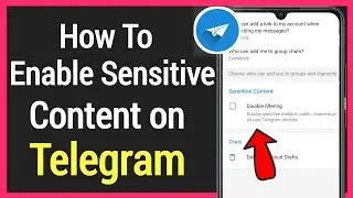 How to Enable Sensitive content on Telegram - Android/iOS - 2024 | See sensitive content on Telegram