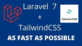 How to install Laravel 7 and Tailwindcss as fast as possible. Also using PurgeCSS to reduce ccs size