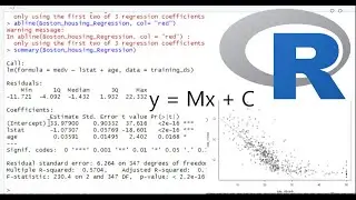 Multiple Linear Regression using R ( All about it )