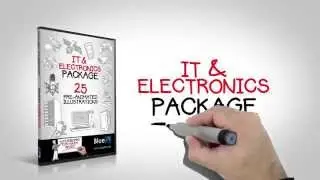 Explainer video IT and ELECTRONICS pack after effects template